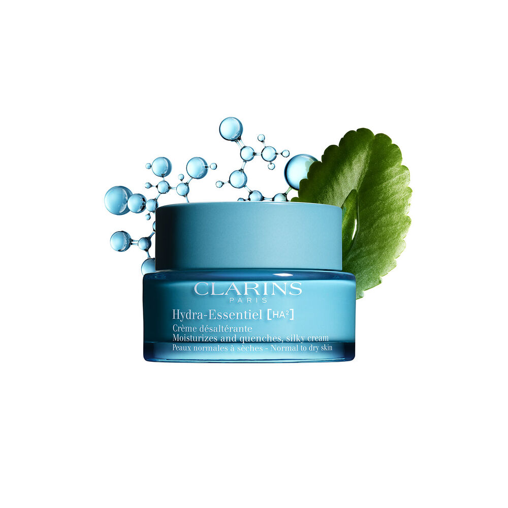 Hydra Essentiel Day Cream packshot with ingredients