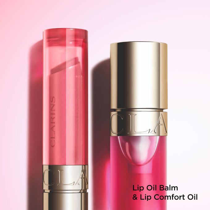 Clarins lip comfort oil and balm: A duo of lip products for ultimate lip care and hydration.