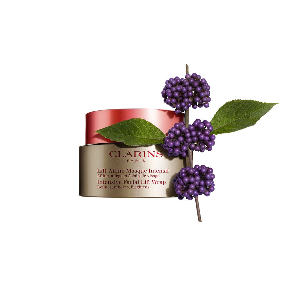 Intensive Facial Lift Wrap packshot with ingredient