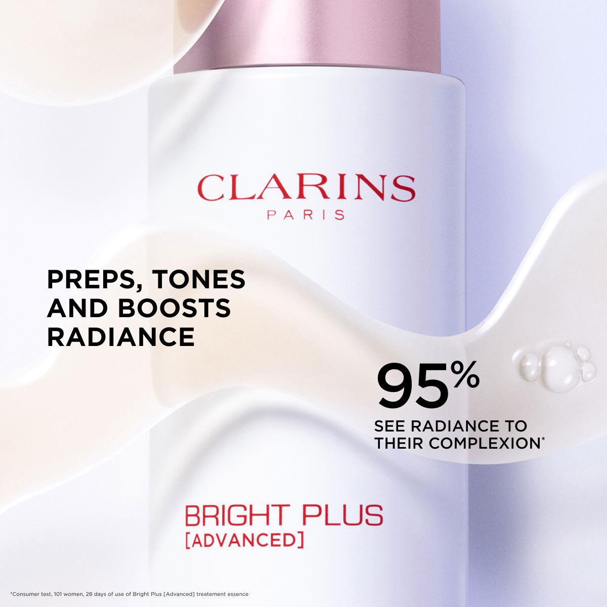 Bright Plus Treatment Essence - Hydrates & Evens | CLARINS®