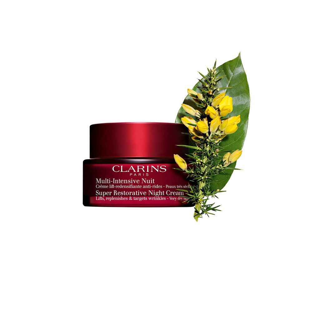 Super-Restorative Night Cream Very Dry Skin packshot with ingredient