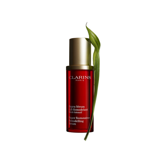 Super Restorative Remodelling Serum 30ml packshot with ingredient