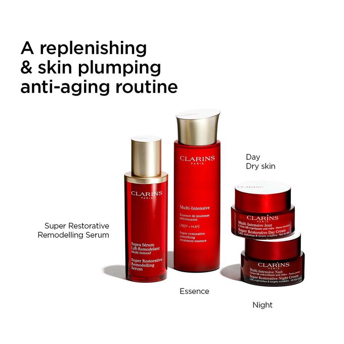Super-Restorative anti-ageing routine with Remodelling Serum, Essence, Day and Night creams