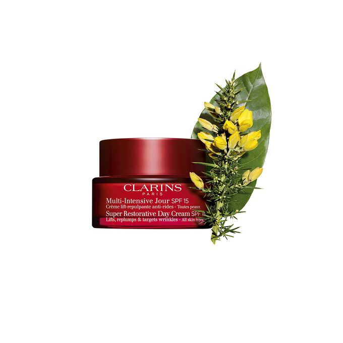 Super-Restorative Day Cream SPF15 packshot with ingredient