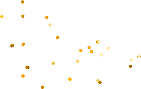 Chrismas background decoration with specks and golden elements