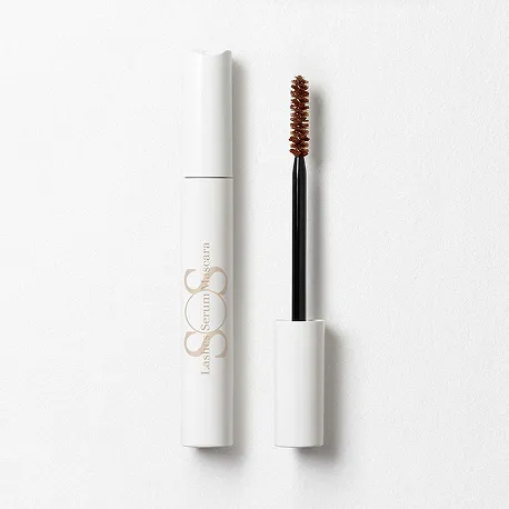 SOS Lashes Serum packshot, for a densifying serum-lash base