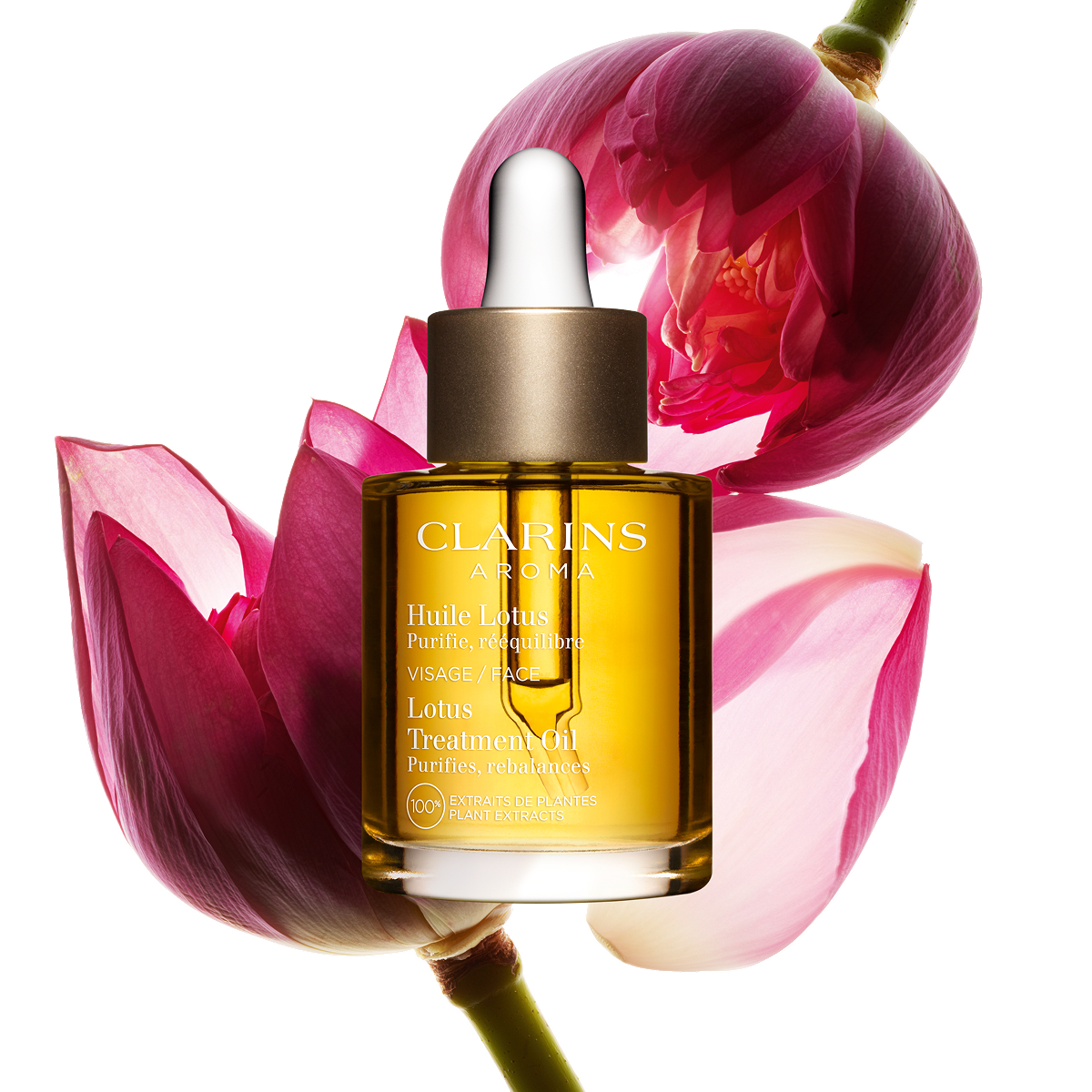 Lotus Face Treatment Oil - Face Rebalancing Oil | CLARINS®