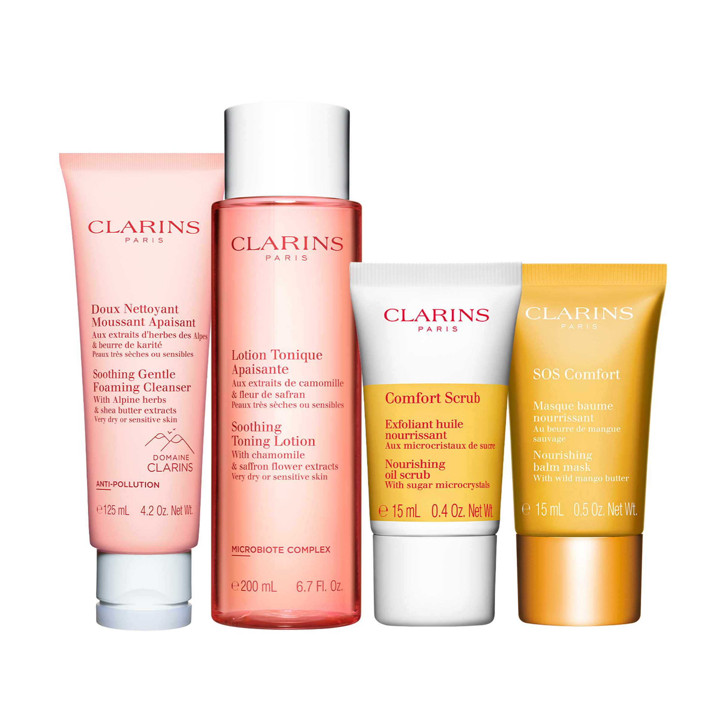 Clarins cleanser cheap and toner set